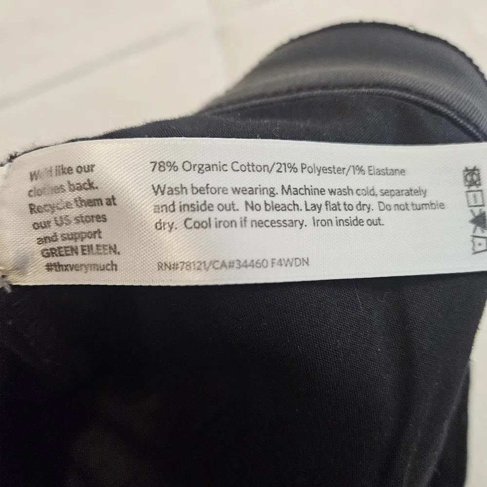 Black Vegan Leather Pants - Picture 6 of 6